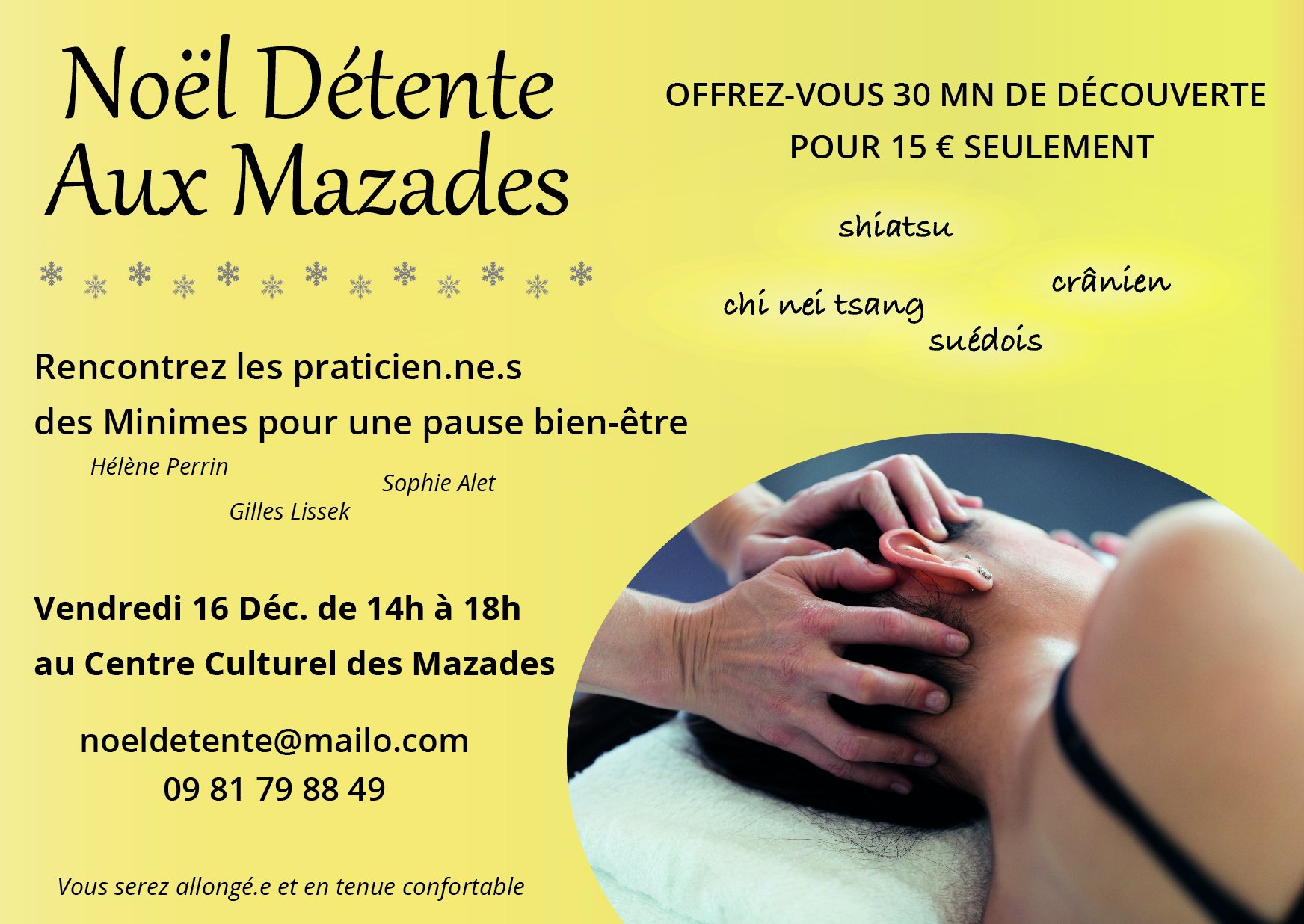 NOEL Détente aux Mazades !