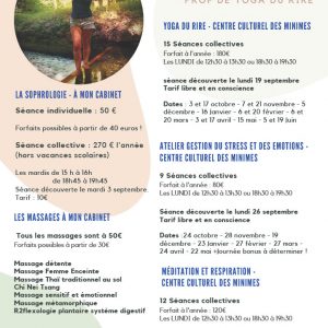 PROGRAMME et TARIFS 2022 2023