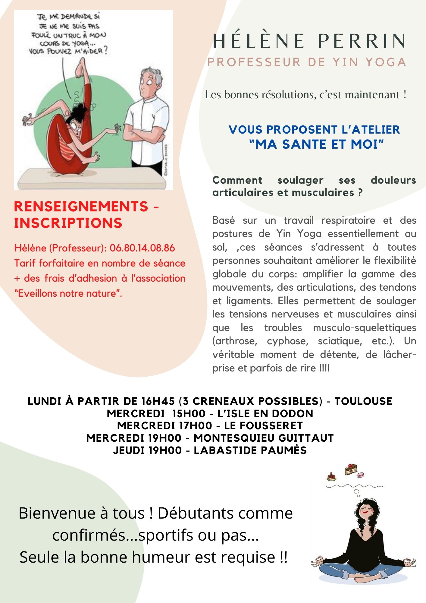 cours de yin yoga toulouse